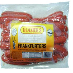 Glazier's Natural Casing Franks (5 lb.)
