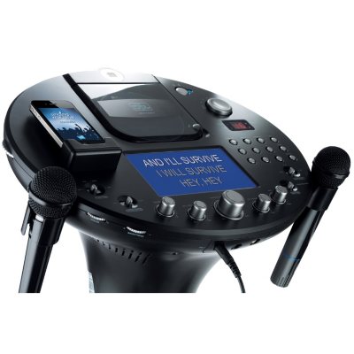 Singing Machine Pedestal CD+G Karaoke Player with iPod Dock and 7” TFT LCD  Color Monitor - Sam's Club