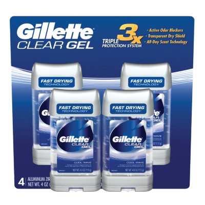 GILLETTE COOLWAVE 4PK - Sam's Club