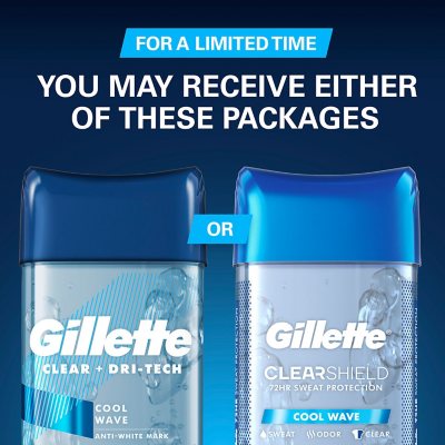 Desodorante en Gel para Hombre Gillette Clear Cool Wave 82gr – Minimarket  Majaz