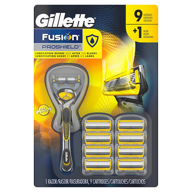 Gillette Fusion ProShield Razor + 9 ct. Cartridges