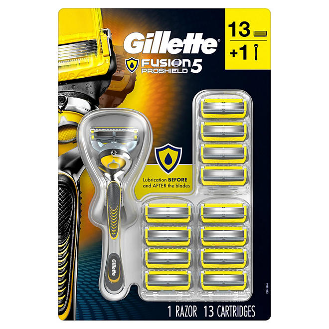 Gillette Fusion5 Proshield Men's Razor (1 handle, 13 blade refills)