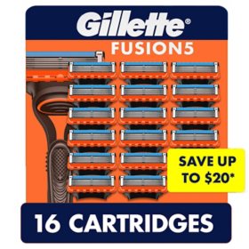 Gillette Fusion5 Men's Razor Cartridges, 16 ct.