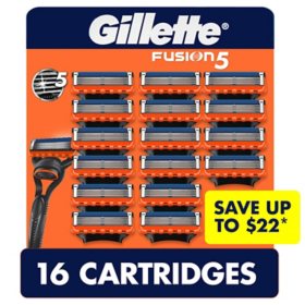 Gillette Fusion5 Men's Razor Cartridges, 16 ct.