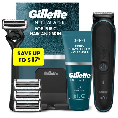 Gillette Intimate Men s Pubic Hair Grooming Kit Sam s Club