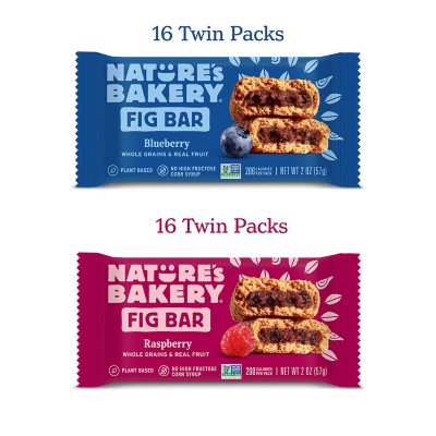 Fig Bars Variety Pack, 2 oz Twin Pack, 24 Twin Packs/Box, Ships in 1-3 Business Days