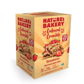 Nature's Bakery Oatmeal Crumble Strawberry, 2 oz., 20 ct.