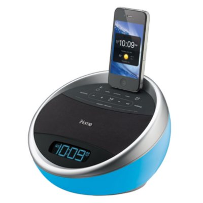 iHome App-enhanced Color Changing Stero FM Alarm Clock Radio for iPhone/iPod  - Sam's Club