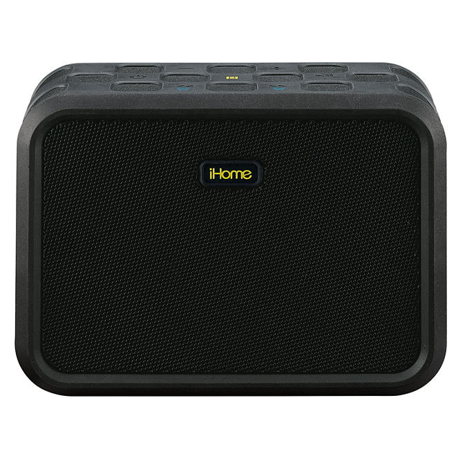 iHome iBN6 Rugged Portable Waterproof Bluetooth Speaker with Speakerphone, NFC and USB Charging