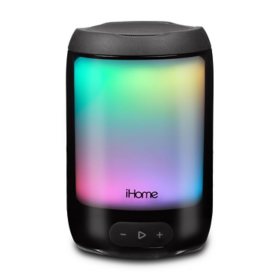 iHome Soundboost Glow Pro Color Changing Bluetooth Speaker