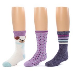 Cuddl Duds Girls' Boot Sock (3 pk.)
