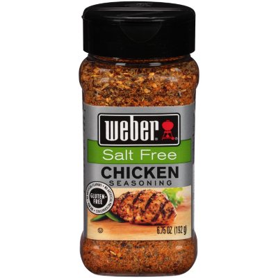 Weber Chicken Seasoning, Salt Free - 2.5 oz