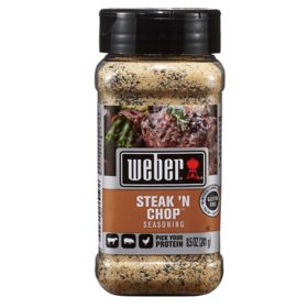 Weber Steak 'n Chop Seasoning 8.5 oz.