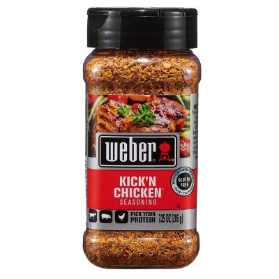 6 Pack  Weber Kick 'n Chicken Seasoning (7.25 oz.) 