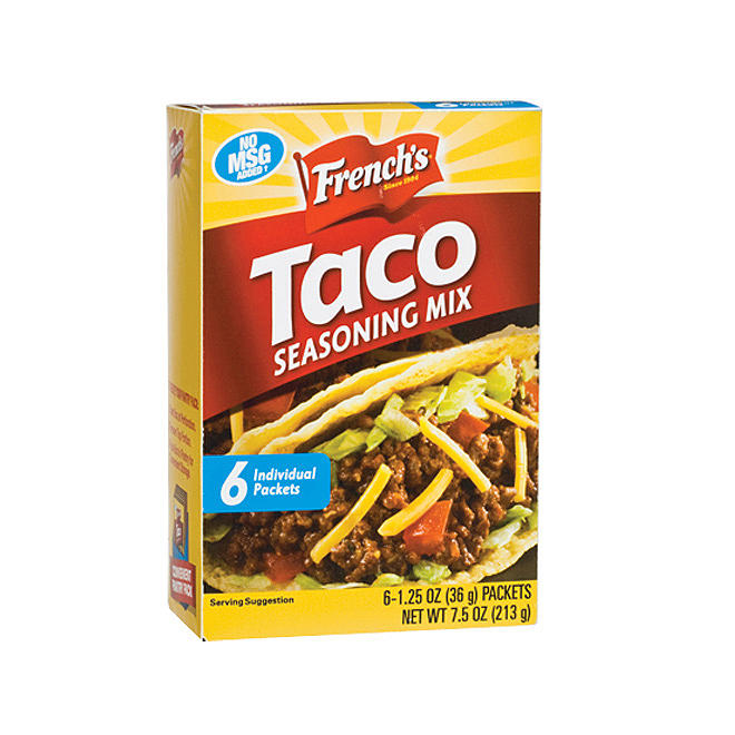 French's? Taco Seasoning Mix - 6/1.25 oz. packets