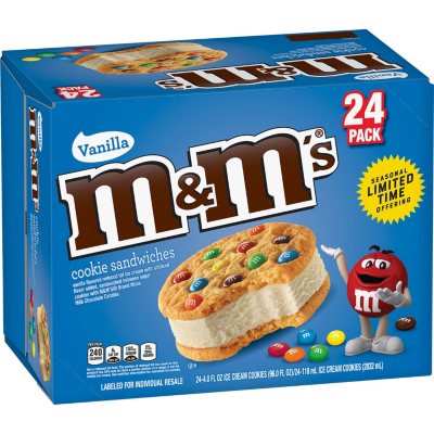 M&m's cookie deals sandwiches ice cream