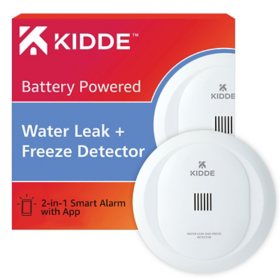 Kidde Smart Water Leak & Freeze Detector, Battery Powered