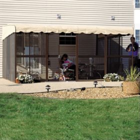 Patiomate Screen Enclosure 178 Sq Ft Almond Sam S Club