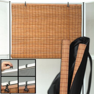 Roll Up Blinds Kit Brown 8 pk. 4 Kits 50" Sam's Club