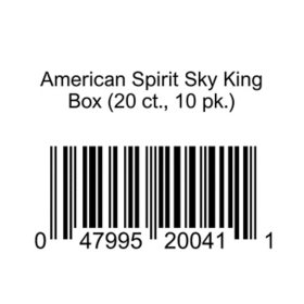 American Spirit Sky King Box (20 ct., 10 pk.)