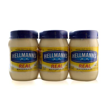 Hellmann's Mayo - 15 oz. - 3 pk. - Sam's Club