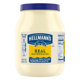 Hellmann's Real Mayonnaise, 64 oz.
