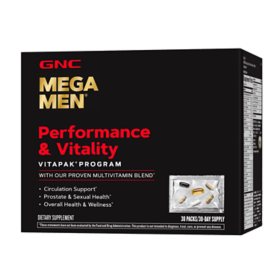 GNC Mega Men Performance & Vitality Vitapak 30 ct.