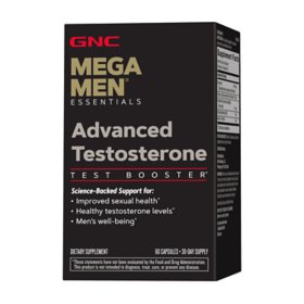 GNC Mega Men Advanced Testosterone Capsules, 60 ct.		 		 		 		 		 		