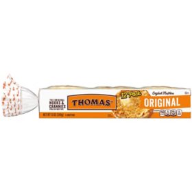 Thomas' Original Nooks & Crannies English Muffins 24 oz., 12 ct.