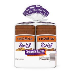 Thomas' Swirl Cinnamon Raisin Bread 16 oz., 2 pk.
