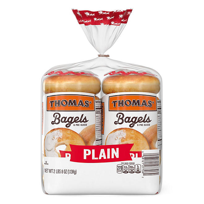 Thomas' Plain Bagels 40 oz., 12 ct.
