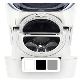 LG 1.0 Cu Ft. SideKick Pedestal Washer (Choose Color)