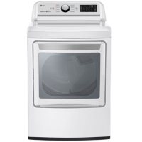 LG - DLE7300WE - 7.3 Cu Ft Capacity Smart Wi-Fi Enabled Electric Dryer - White