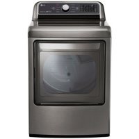 LG - DLE7300VE - 7.3 Cu Ft Capacity Smart Wi-Fi Enabled Electric Dryer - Graphite