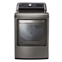 LG - DLG7300WE - 7.3 Cu Ft Capacity Smart Wi-Fi Enabled Gas Dryer - White