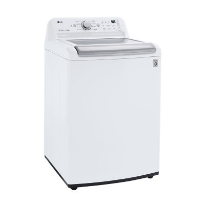 LG WT7000CW 4.5 Cu. ft. Top Load Washer with TurboDrum – White