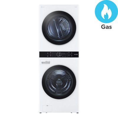 LG 4.5 Cu Ft Capacity Front Load Washer + LG 7.4 Cu Ft Capacity GAS Dryer