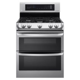 LG 6.9 cu. ft. Double Oven Gas Range with ProBake Convection