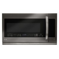 LG - Black Stainless Steel Series 2.2 cu.ft. Over-the-Range Microwave Oven -
LMHM2237BD Black Stainless Steel