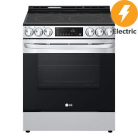 LG 6.3 Cu. Ft. Slide-In Electric Range - Smart Wi-Fi Enabled Fan Convection