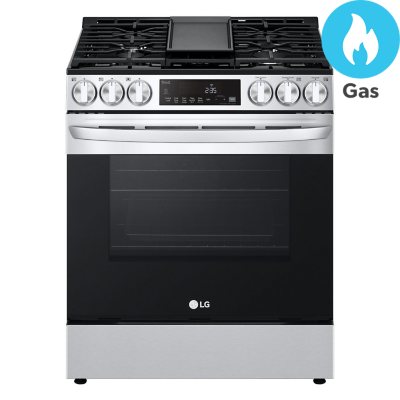 LG  cu ft. Smart Wi-Fi Enabled Fan Convection Gas Slide-in Range with  Air Fry & EasyClean® - LSGL5833F - Sam's Club