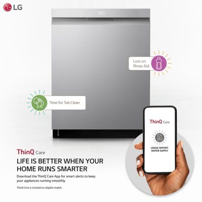 LG LDPS6762S Top Control Wi-Fi Enabled Dishwasher with QuadWash® Pro -  Stainless Steel