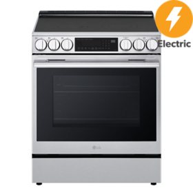LG 6.3 cu. ft. Electric Single Oven Slide-in Range with New Handle and  Instaview®