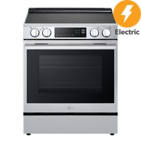 LG 6.3 cu. ft. Smart Induction Slide-In Range with New Handle and PrintProof® Stainless Steel