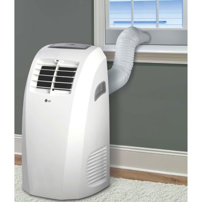 Lg 115v Portable Air Conditioner With Remote Control White Sam S Club