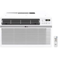 LG 8,000 BTU 115V Window-Mounted Air Conditioner with Remote Control