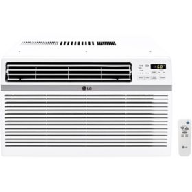 LG 10,000 BTU 115V Window-Mounted Air Conditioner with Remote Control