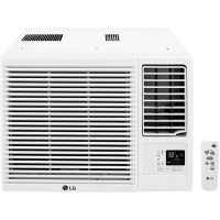 LG 11,500/12,000 BTU 230V Window-Mounted Air Conditioner - 9,200/11,200 BTU Supplemental Heat Function