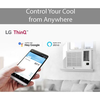 LG Electronics 12,000 BTU Heat and Cool Window Air Conditioner with Wi-Fi  Controls - Sam's Club