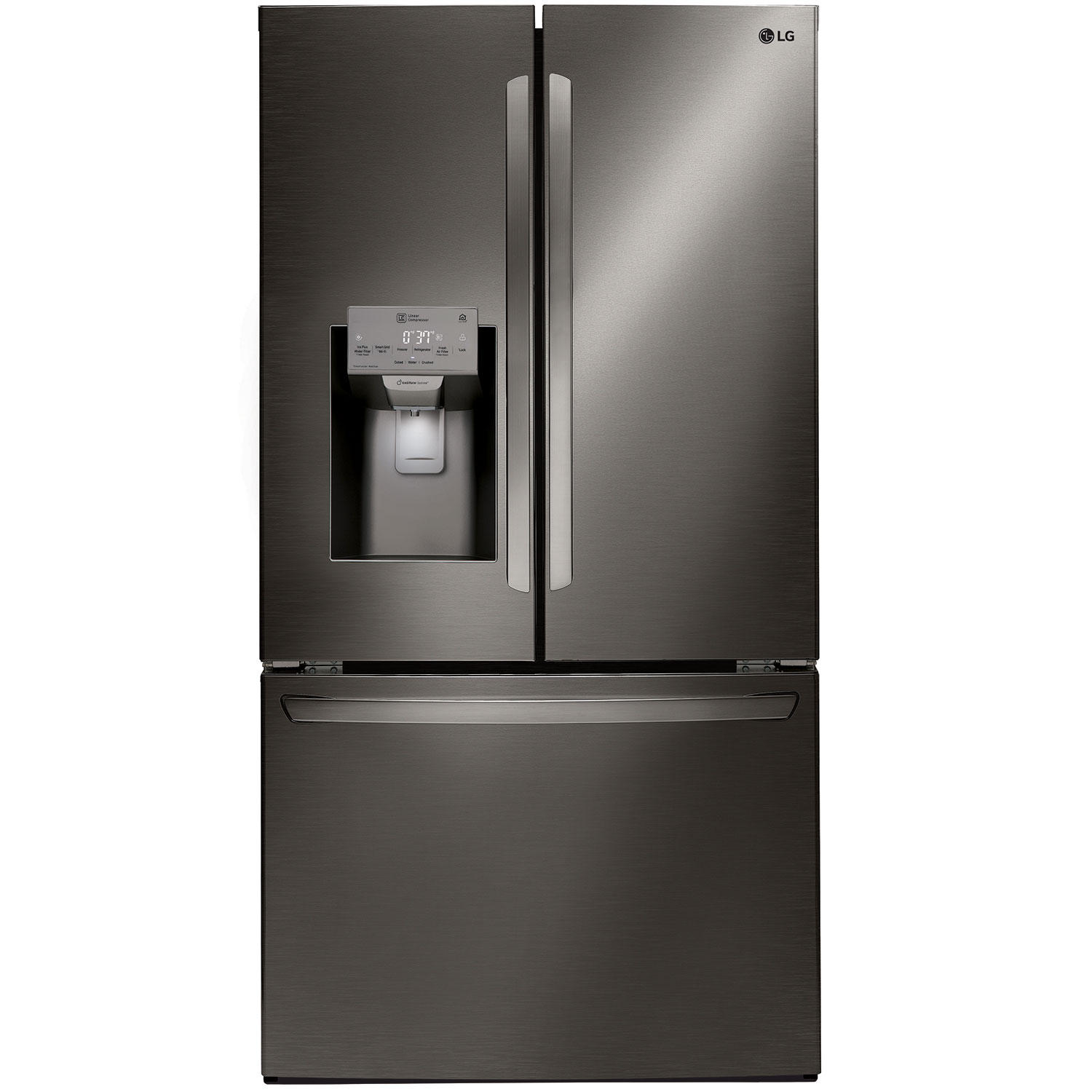 LG LFXS26973S 26 cu ft Capacity Smart Wi-Fi Enabled French Door Refrigerator